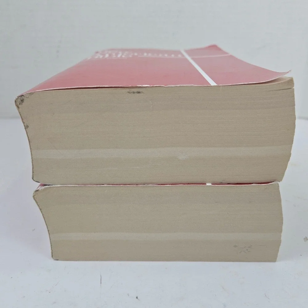 Lot of 2 The New American Bible Revised Edition NABRE World Catholic Press Red